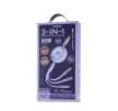 REMAX Linon Series RC-C029 66 W 3in1 USB-C/Micro USB/Lightning, kábel, lila