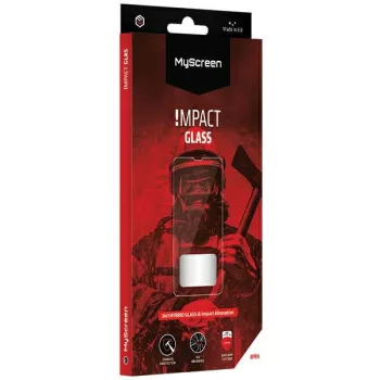   MyScreen ImpactGLASS iPhone 11 Pro MaX/XS Max, 6,5", fekete ütésálló hibrid üvegfólia 8H
