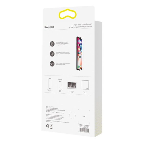 Baseus 2D Tempered Glass iPhone 11 Pro Max/Xs Max 0.3mm nem teljes kijelzős edzett üvegfólia, 9H keménységű, átlátszó