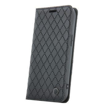   Smart Caro Case oldalra nyíló tok Xiaomi Redmi Note 11 4G (GLOBAL)/Redmi Note 11s 4G, fekete