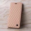 Smart Caro Case oldalra nyíló tok Xiaomi Redmi Note 13 4G, bézs