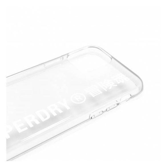 Superdry Snap Case Clear iPhone 11 Pro hátlap, tok, átlátszó