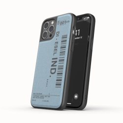   Diesel Moulded Case Denim iPhone 11 hátlap, tok, mintás, kék