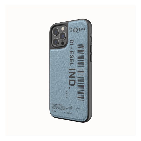 Diesel Moulded Case Denim iPhone 11 hátlap, tok, mintás, kék
