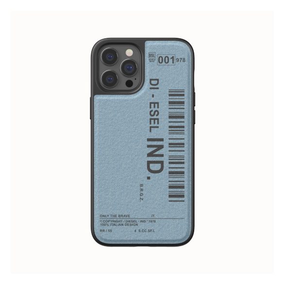 Diesel Moulded Case Denim iPhone 11 Pro hátlap, tok, mintás, kék