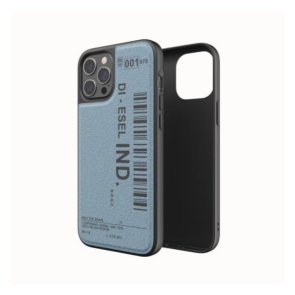 Diesel Moulded Case Denim iPhone 11 Pro hátlap, tok, mintás, kék
