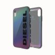 Diesel Case Holographic Black Logo iPhone 11 Pro hátlap, tok, mintás, színes