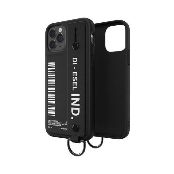 Diesel Handstrap Case iPhone 12/12 Pro hátlap, tok, fekete