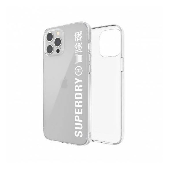 Superdry Snap Case Clear iPhone 12 Pro Max hátlap, tok, átlátszó