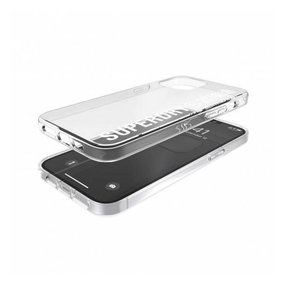 Superdry Snap Case Clear iPhone 12 Pro Max hátlap, tok, átlátszó