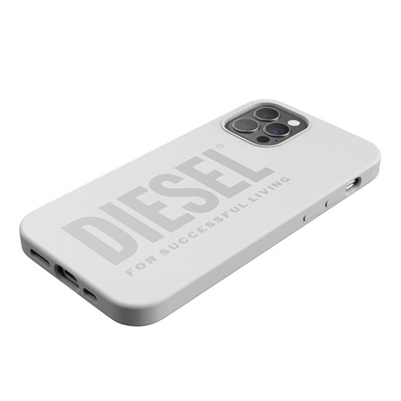 Diesel Silicone Case iPhone 12/12 Pro hátlap, tok, fehér