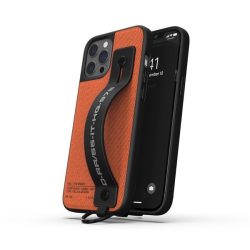   Diesel Handstrap Case Utility Twill iPhone 12/12 Pro hátlap, tok, narancssárga