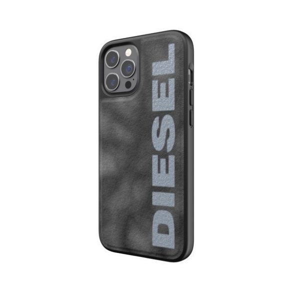 Diesel Moulded Case Bleached Denim iPhone 12 Pro Max hátlap, tok, szürke