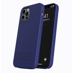   Diesel Snap Case Compostable Materials iPhone 12/12 Pro hátlap, tok, sötétkék