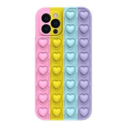   Anti-Stress Case Heart 3 iPhone 7/8/SE (2020)/SE (2022) tok, hátlap, színes