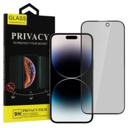   Samsung Galaxy A23 4G/5G Privacy Glass betekintés védett 5D Full Glue teljes kijelzős edzett üvegfólia (tempered glass) 9H keménységű, fekete