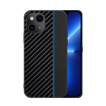  Carbon Case Red Stripe Xiaomi Redmi Note 10/10S hátlap, tok, fekete