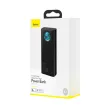 Baseus PPLG-A01 Amblight PD 3.0 QC 3.0 Power Bank, hordozható külső akkumulátor 4xUSB/USB-C, 30000 mAh, 65W, fekete