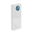 Baseus PPLG-A02 Amblight PD 3.0 QC 3.0 Power Bank, hordozható külső akkumulátor 4xUSB/USB-C, 30000 mAh, 65W, fehér