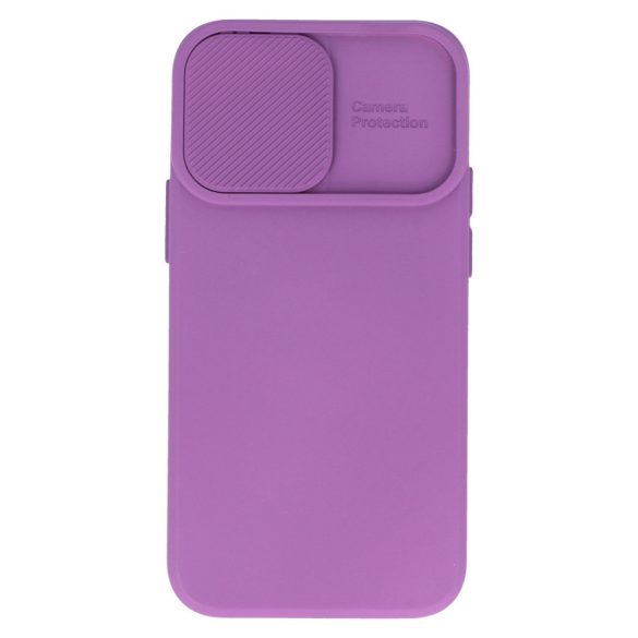 Camshield Soft Case iPhone 15 Plus hátlap, tok, lila