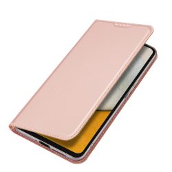   Dux Ducis Skin Pro iPhone 14 Pro Max oldalra nyíló tok, rozé arany