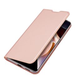   Dux Ducis Skin Pro Xiaomi Redmi Note 11S 5G/11T 5G/Poco M4 Pro 5G oldalra nyíló tok, rózsaszín