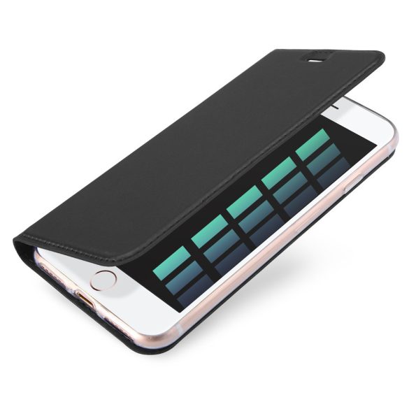 Dux Ducis Skin Pro iPhone 13 Pro Max oldalra nyíló tok, fekete
