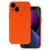 Silicone Camshield iPhone 14 hátlap, tok, narancssárga