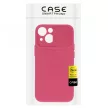 Silicone Camshield iPhone 14 Pro Max hátlap, tok, bordó