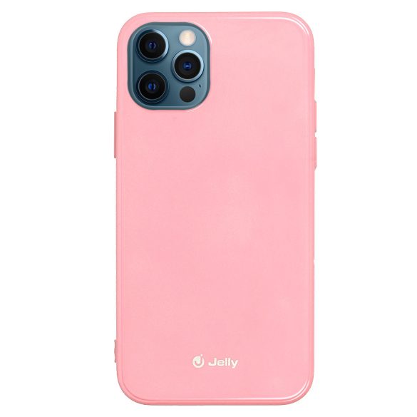 Jelly case iPhone 14 hátlap, tok, rózsaszín