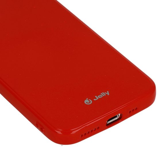 Jelly case iPhone 14 Pro hátlap, tok, piros