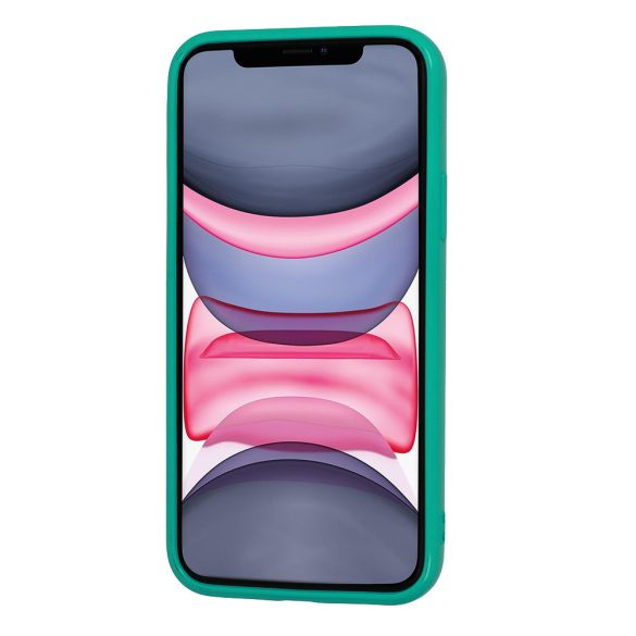 Jelly case iPhone 14 Pro hátlap, tok, mentazöld