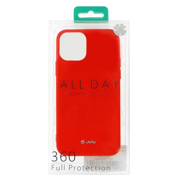 Jelly case iPhone 14 Pro Max hátlap, tok, piros