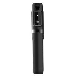   Mini Tripod P40 Bluetooth selfie stick, szelfi bot, háromlábú kitámasztó funkcióval, távirányítóval, fekete