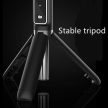 Mini Tripod P50 Bluetooth selfie stick, szelfi bot, háromlábú kitámasztó funkcióval, távirányítóval, fekete