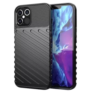   Armored Thunder iPhone 14 Pro Max ütésálló hátlap, tok, fekete
