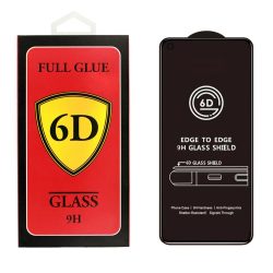   iPhone 14 6D Full Glue teljes kijelzős edzett üvegfólia (tempered glass) 9H keménységű, fekete