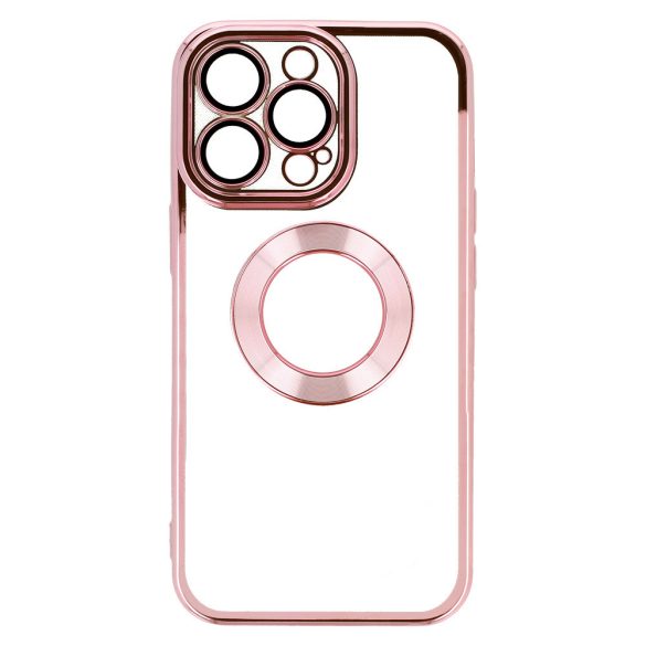 Beauty Clear Case iPhone 14 Pro hátlap, tok, rózsaszín
