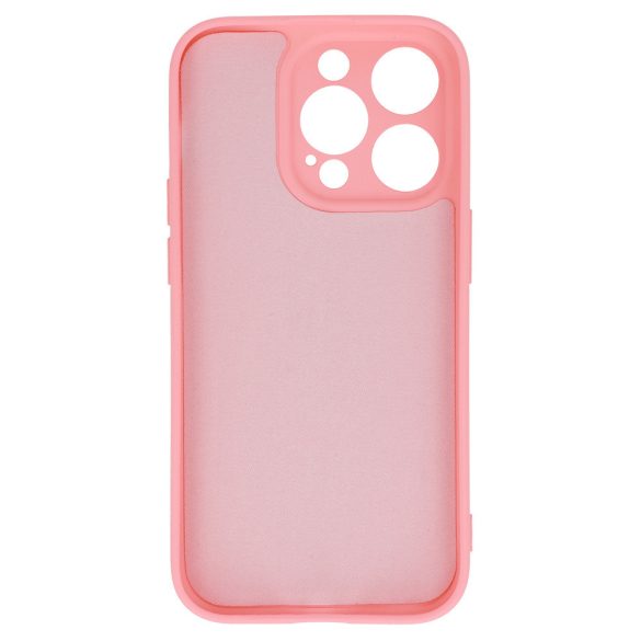 Vennus Silicone Heart Case iPhone 14 Pro Max hátlap, tok, világos rózsaszín