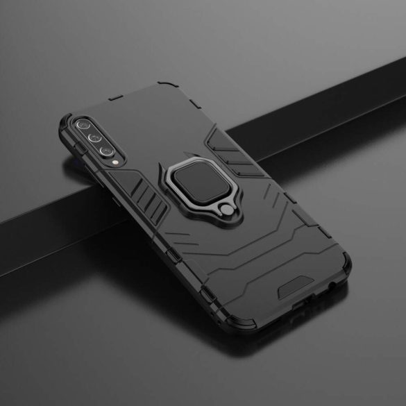 Armor Ring Huawei P Smart S/Y8P ütésálló hátlap, tok, fekete