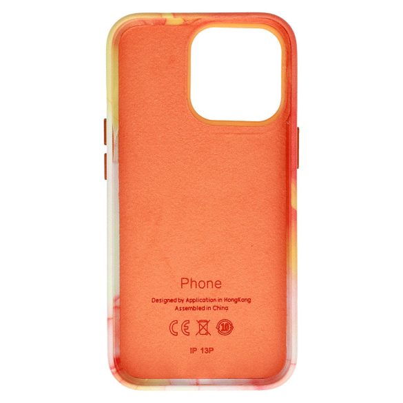 Leather Ink Case Design 3 iPhone 14 Pro műbőr hátlap, tok, színes