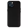 Leather 3D Case Design 1 iPhone 14 műbőr hátlap, tok, fekete