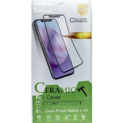   iPhone 12/12 Pro 5D Full Glue Ceramic teljes kijelzős üvegfólia 9H keménységű, fekete