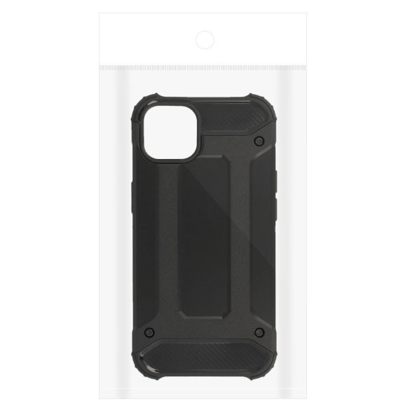 Hybrid Armor Tough Rugged iPhone 13 Pro ütésálló hátlap, tok, fekete
