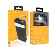 Borofone BJ18 Coolmy Power Bank, hordozható külső akkumulátor 2xUSB, 20000 mAh, fekete