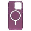 Magnetic Frosted Case iPhone 14 Pro MagSafe hátlap, tok, lila