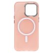 Magnetic Frosted Case iPhone 14 Pro MagSafe hátlap, tok, rózsaszín