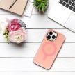 Magnetic Frosted Case iPhone 14 Pro MagSafe hátlap, tok, rózsaszín