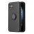 Silicone Ring iPhone 11 hátlap, tok, fekete