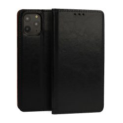   Book Special Case Xiaomi Mi 11 Pro eredeti bőr oldalra nyíló tok, fekete